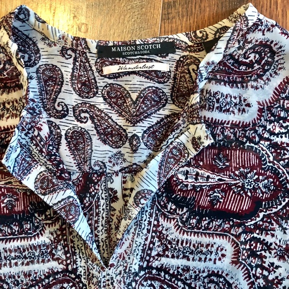 SCOTCH & SODA Maison Scotch Wanderlust Boho Blouse - Picture 3 of 7
